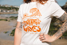 Load image into Gallery viewer, No Bad Days on Waves Off White T-Shirt | The Wave Project x Ray & Sol
