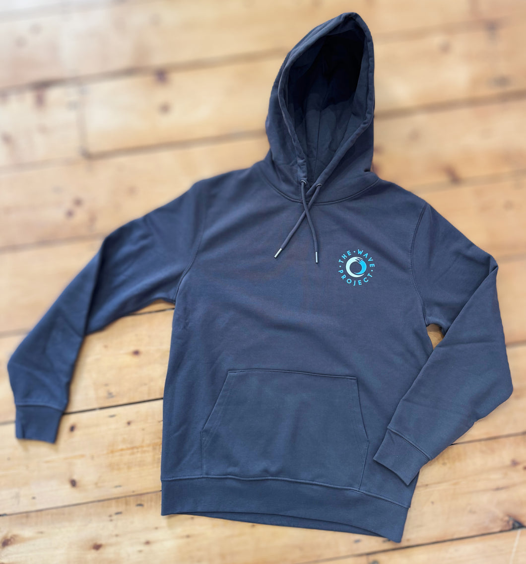 The Wave Project Roundel Hoodie - Anthracite Grey