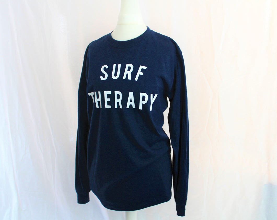 Surf Therapy Long T Shirt Navy