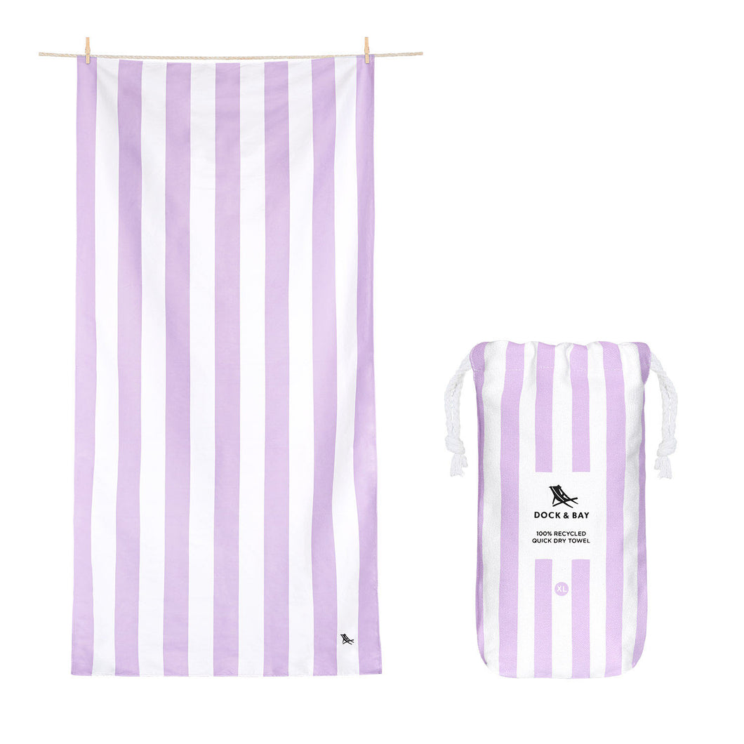 Dock and Bay Towel - Single Stripe Collection