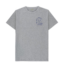 Load image into Gallery viewer, Athletic Grey Mens Beach Life tee - Blue logo
